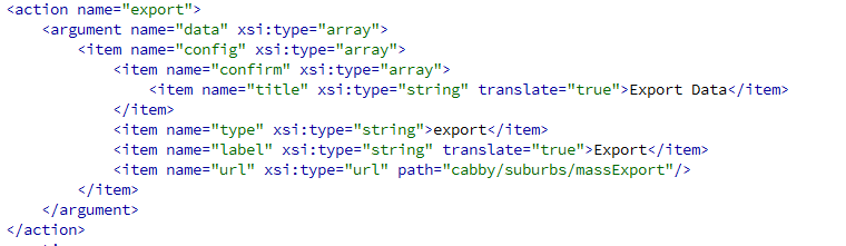 Magento Mass Export Controller